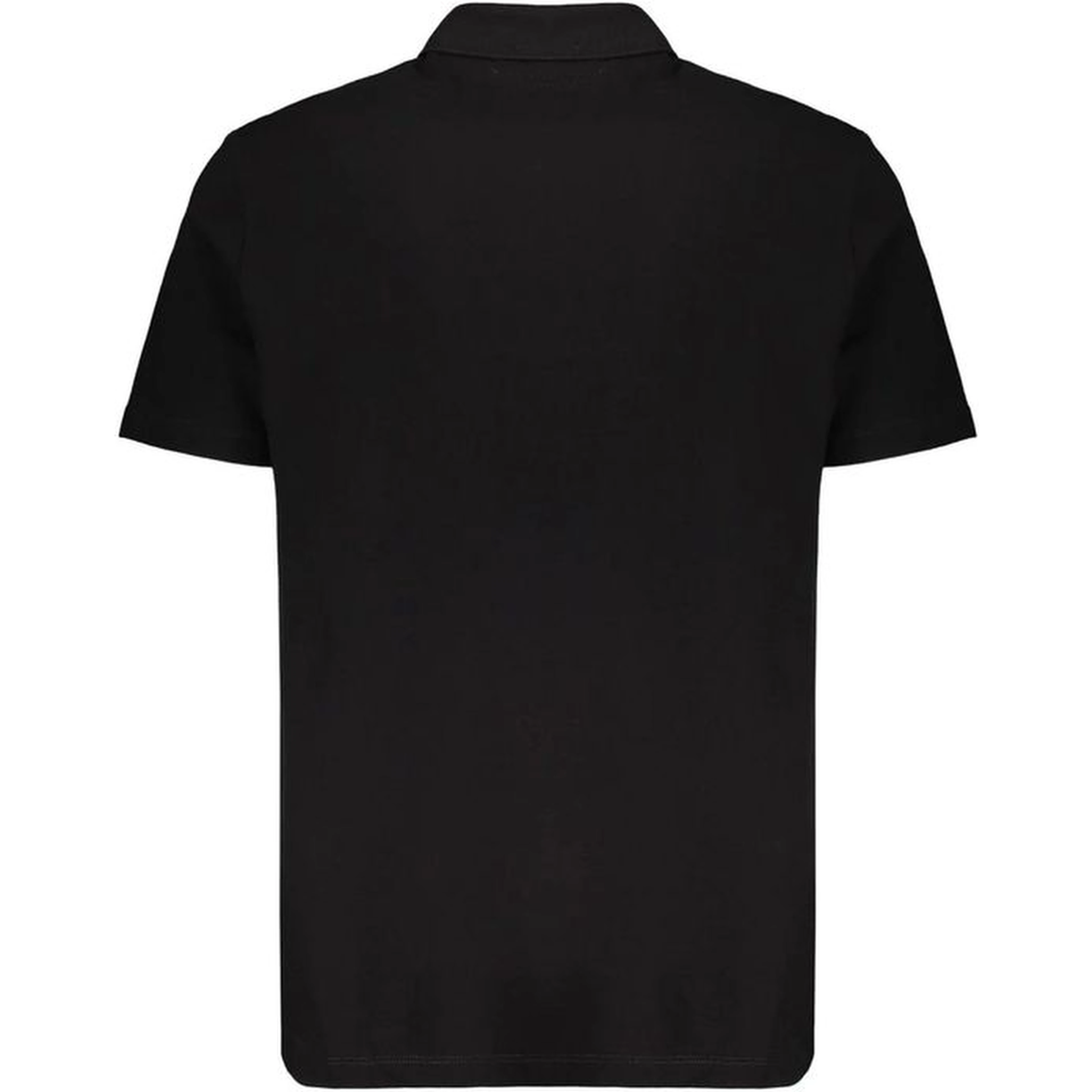 Black Cotton Polo Shirt