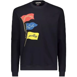 Blue Cotton Sweatshirt