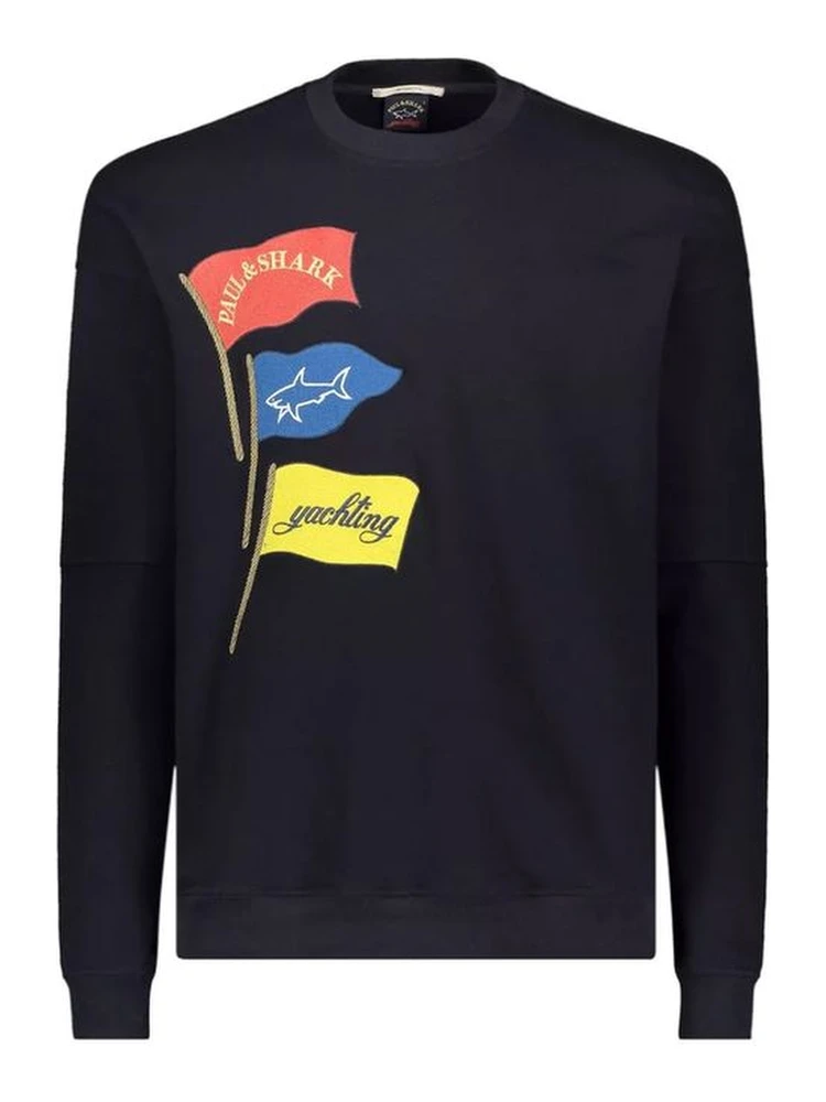 Blue Cotton Sweatshirt