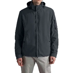 Gray Nylon Shell Jacket