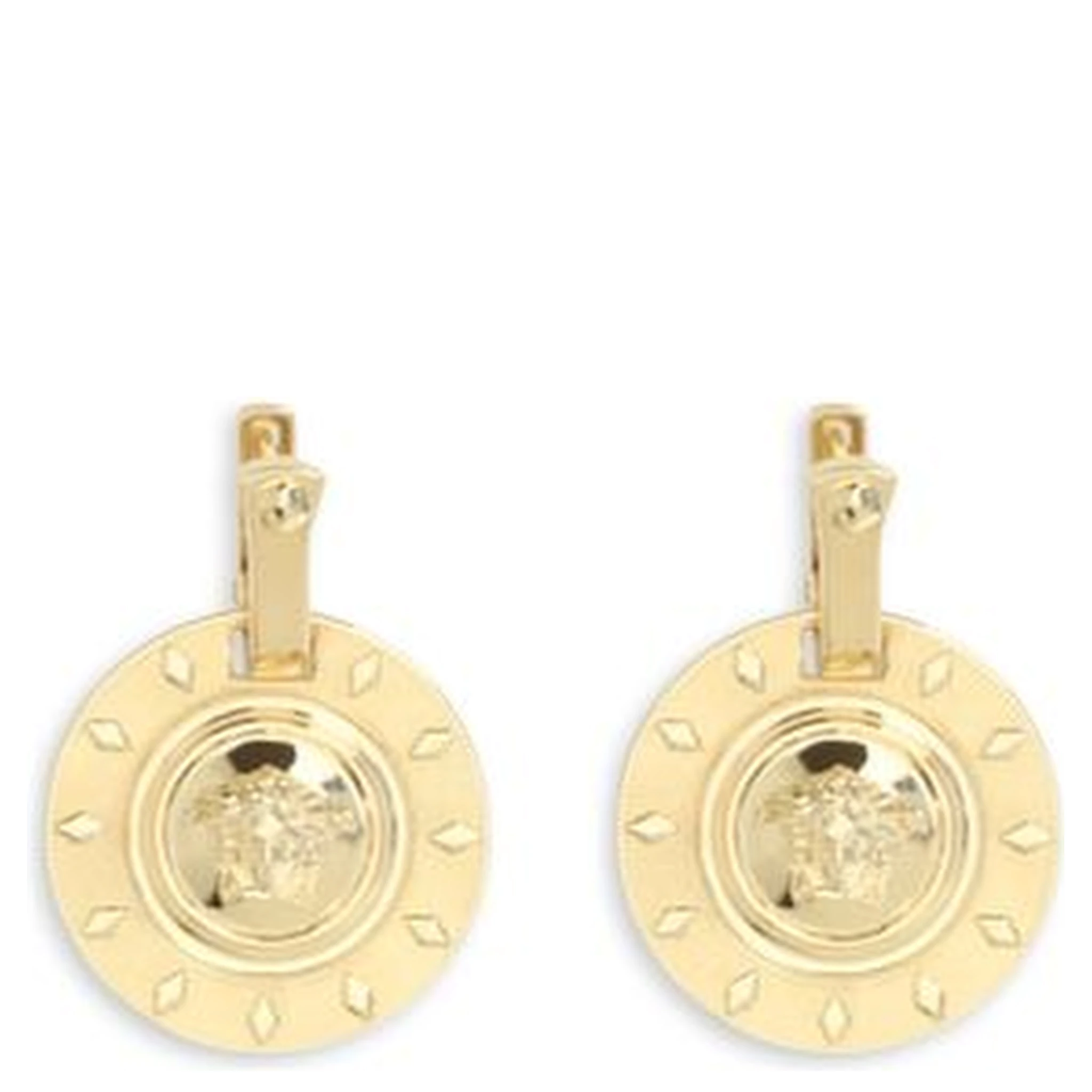 Gold Brass Earrings