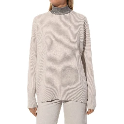 Beige Cashmere Sweater