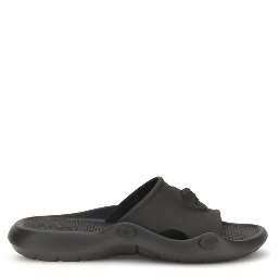 Black Rubber Sandals