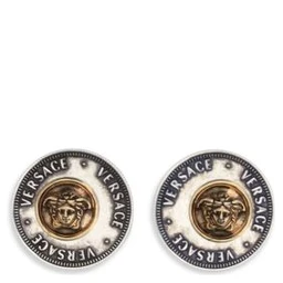 Gray Brass Earrings