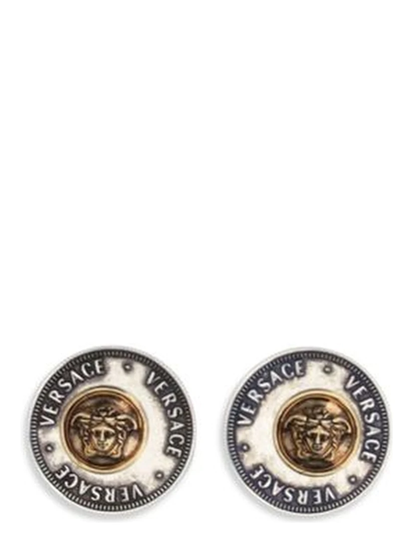 Gray Brass Earrings