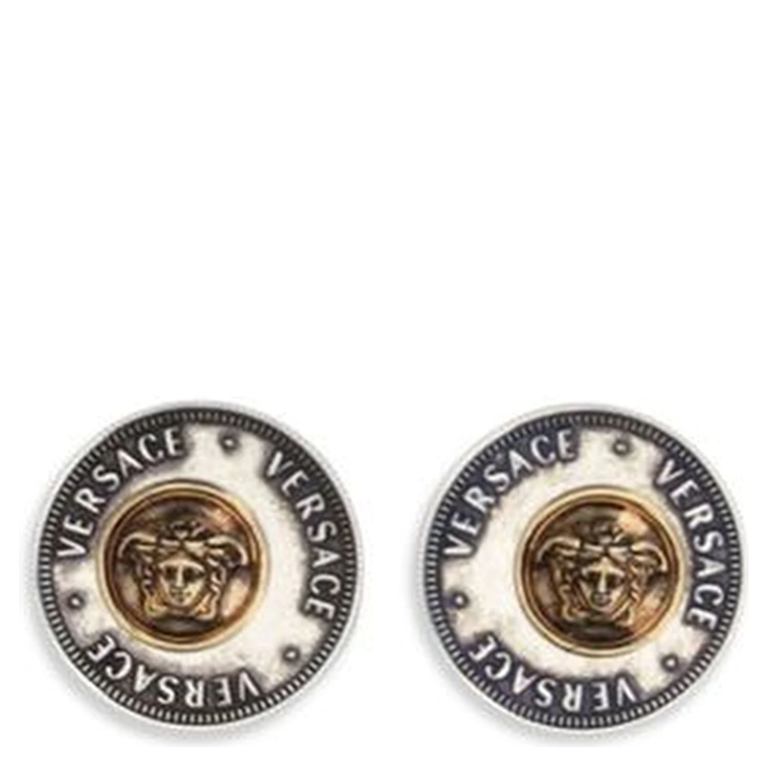 Gray Brass Earrings