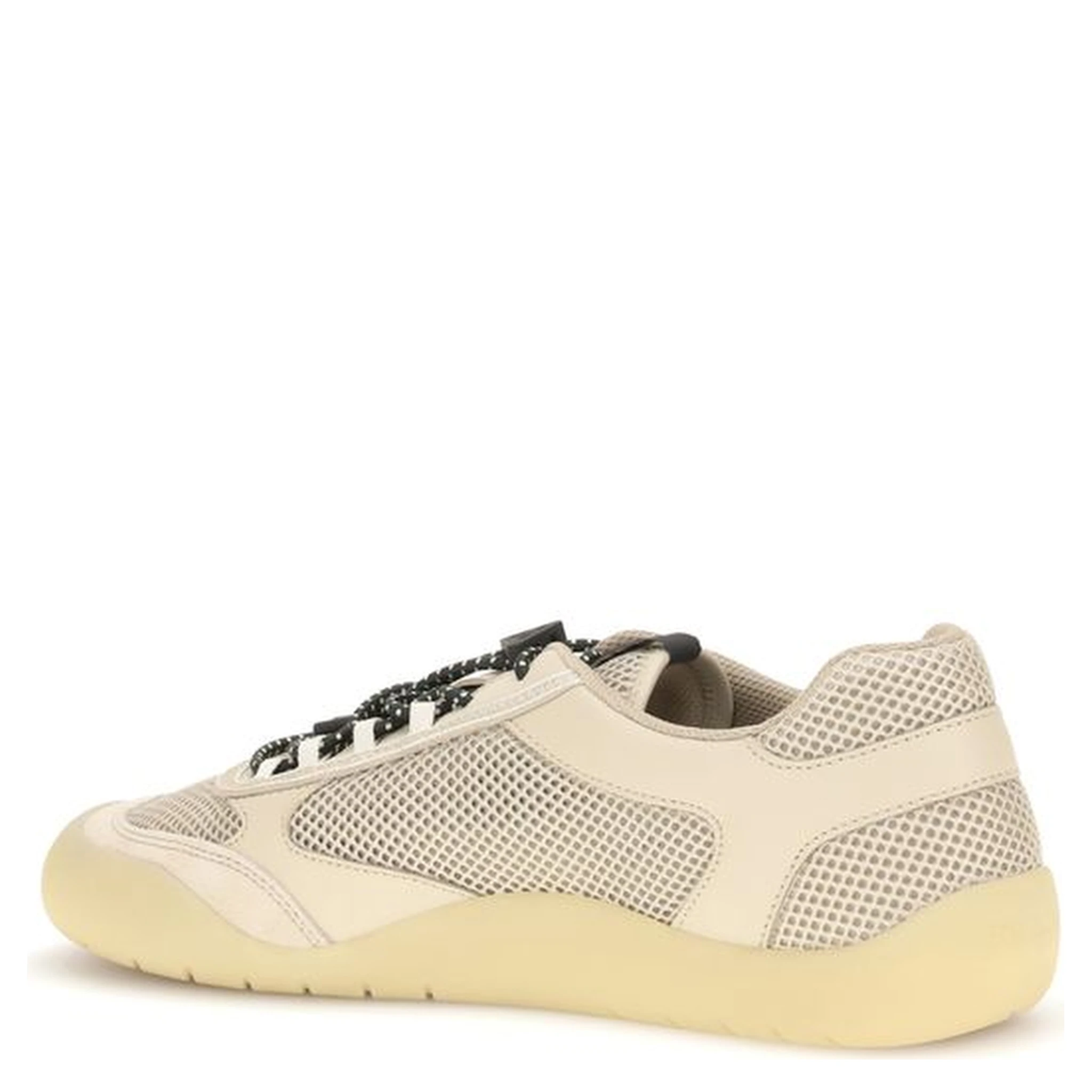 Beige Polyester Athletic Sneakers