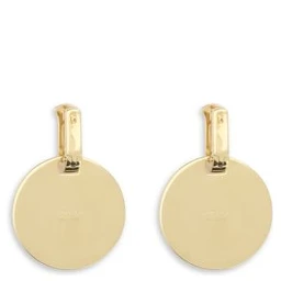 Gold Brass Earrings
