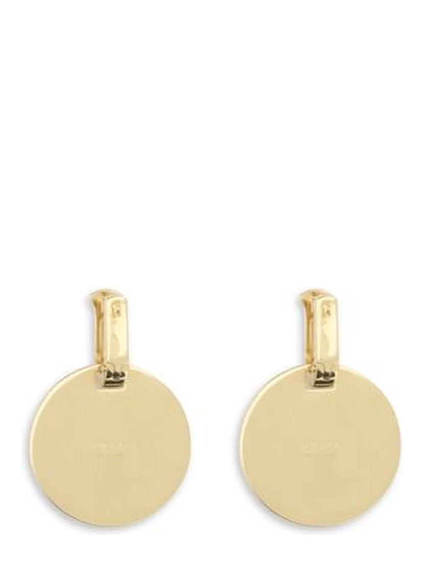 Gold Brass Earrings