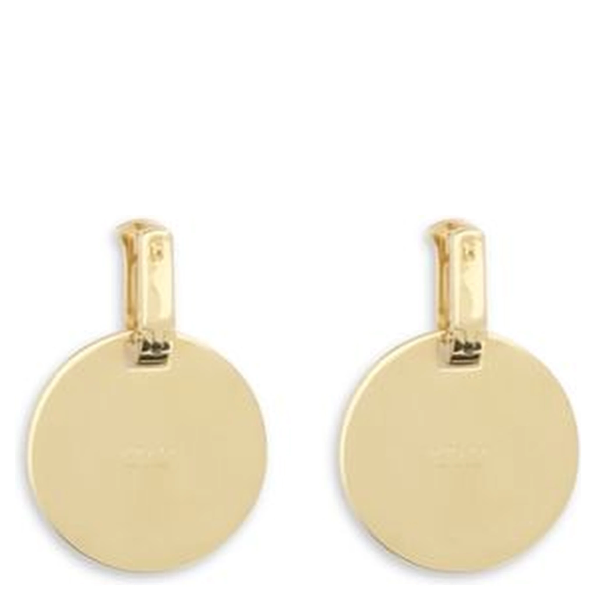 Gold Brass Earrings