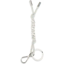 White Recycled Polyamide Keychain
