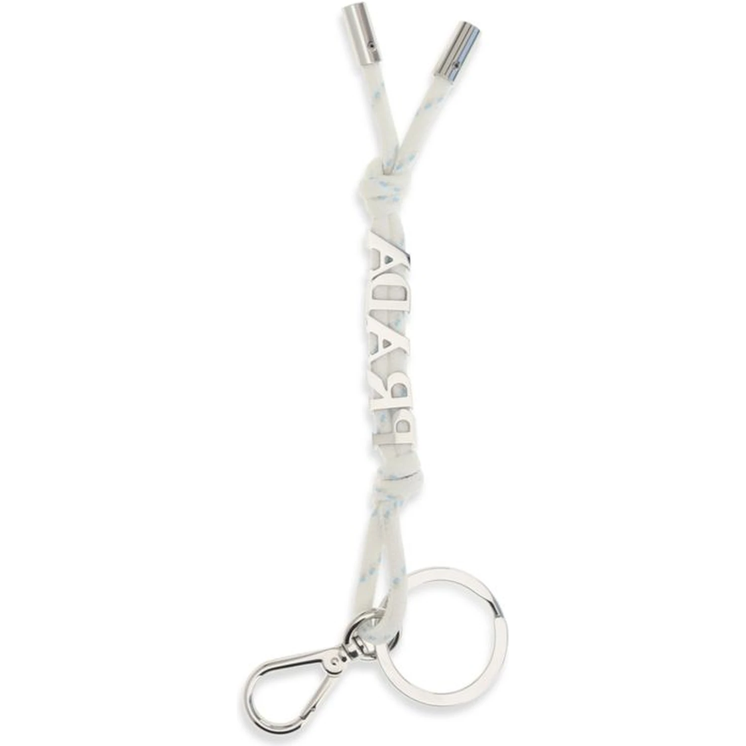 White Recycled Polyamide Keychain