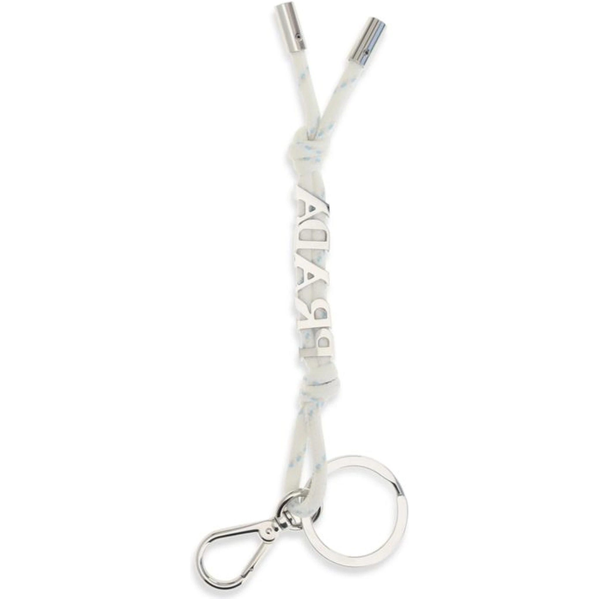 White Recycled Polyamide Keychain