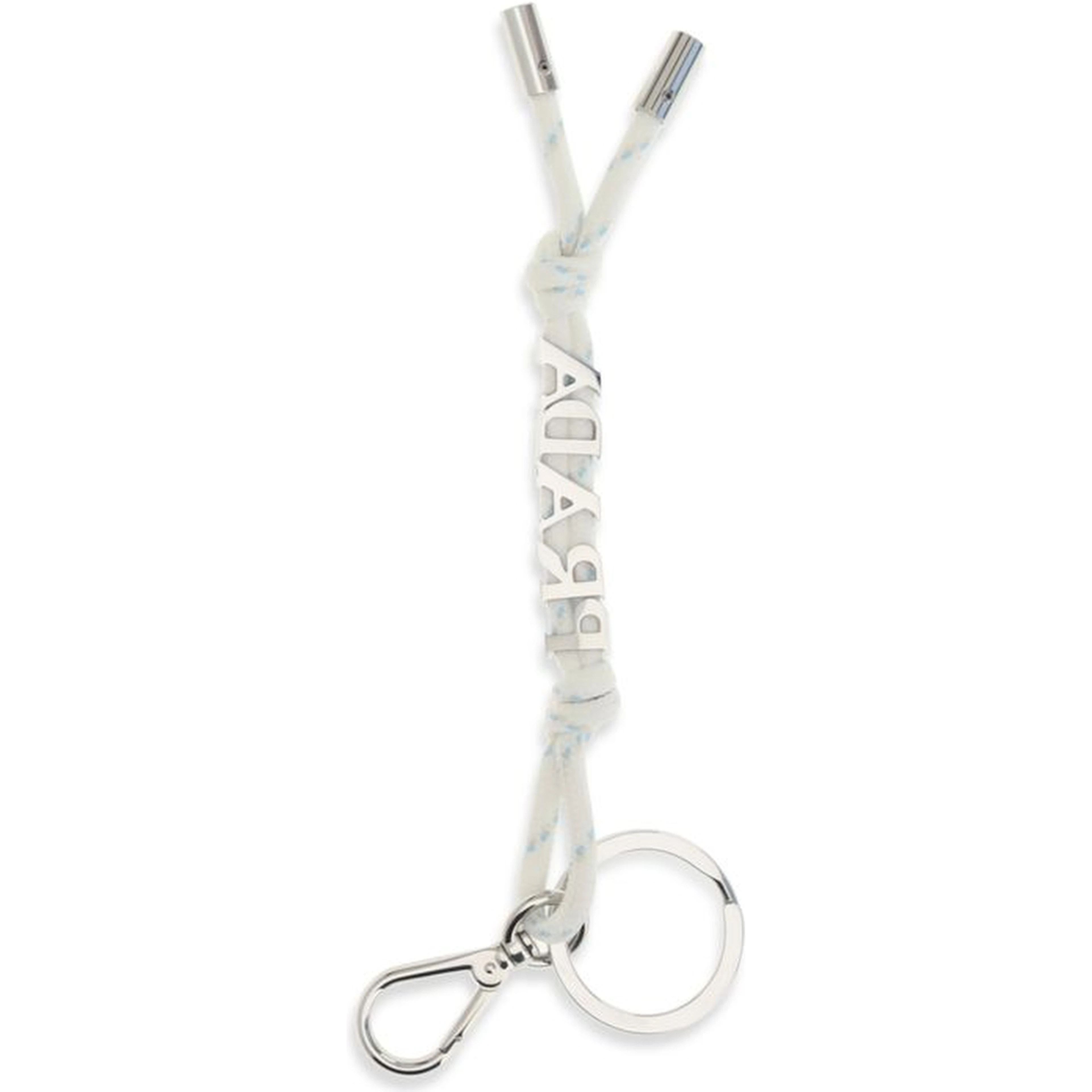 White Recycled Polyamide Keychain