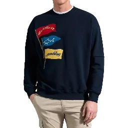 Blue Cotton Sweatshirt