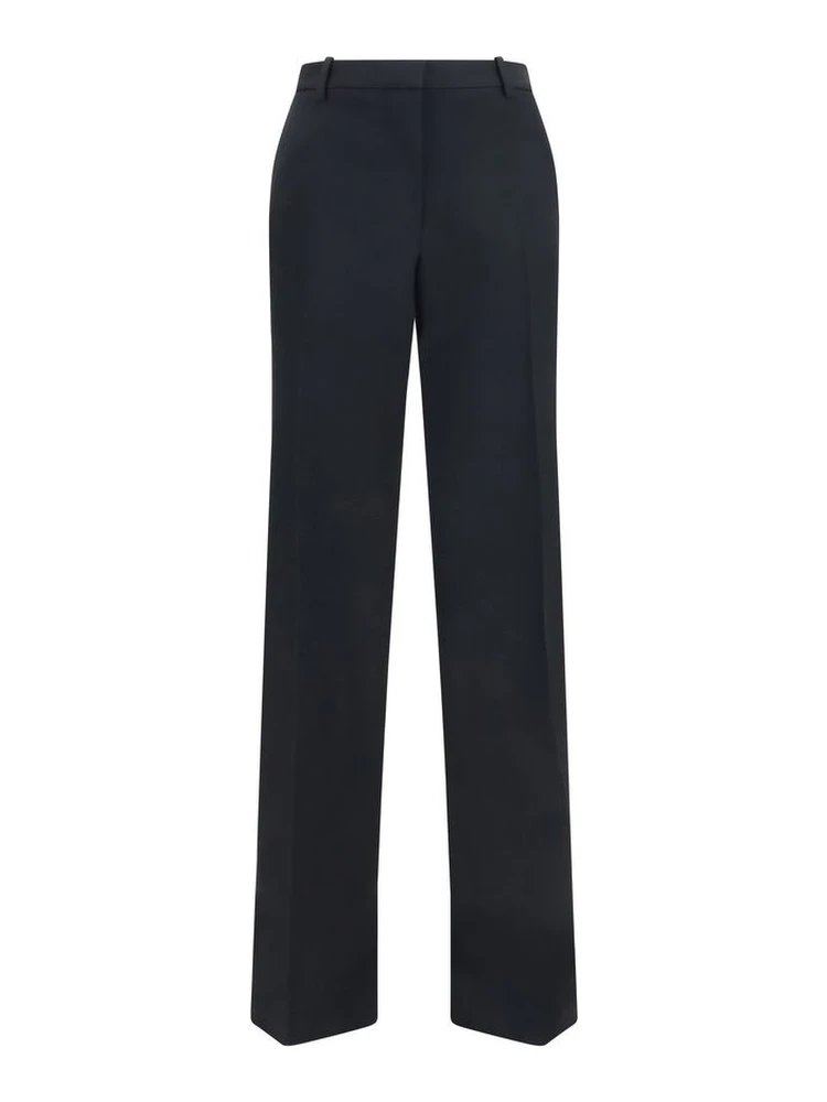 Black Wool Oves Aries Casual Pants