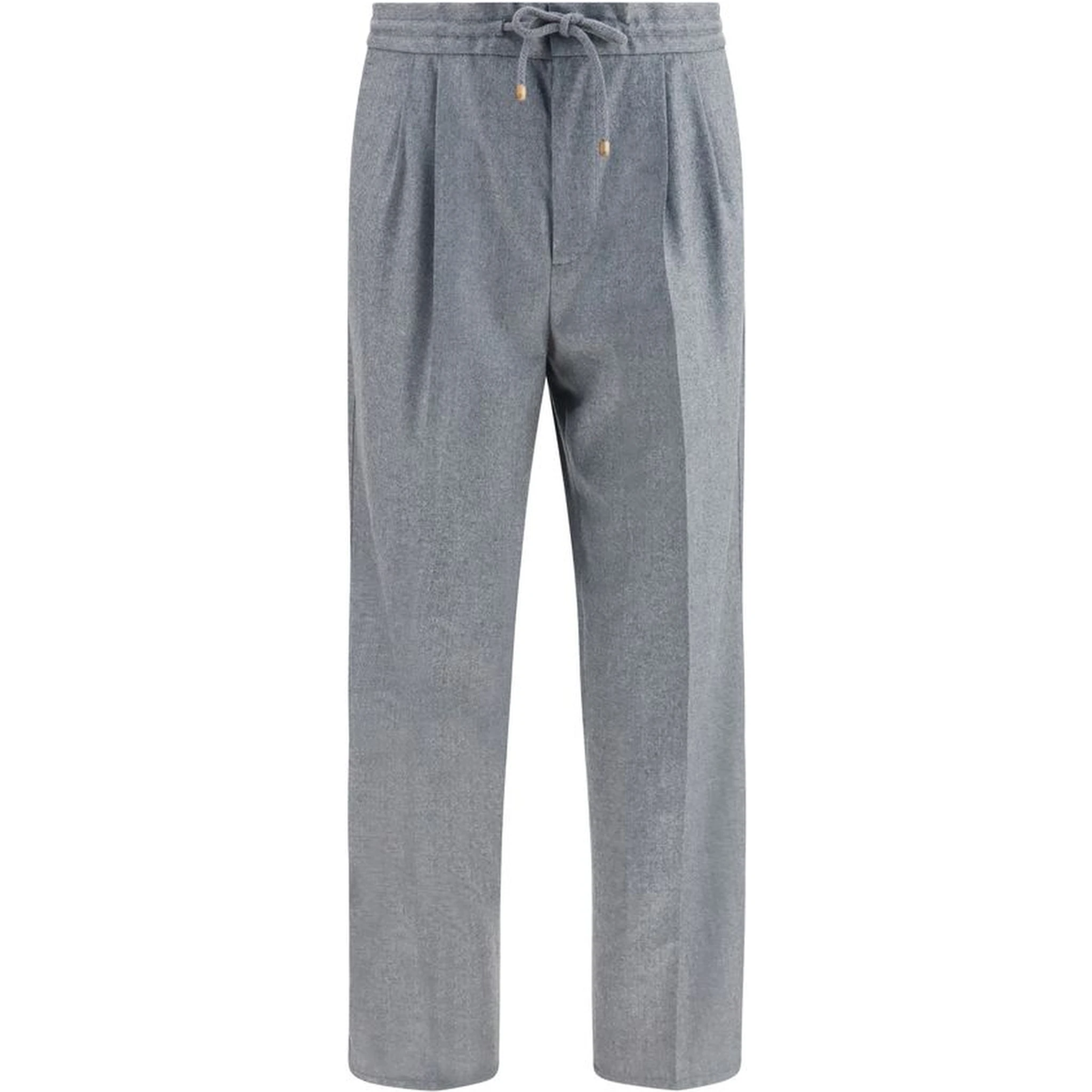 Gray Wool Oves Aries Casual Pants