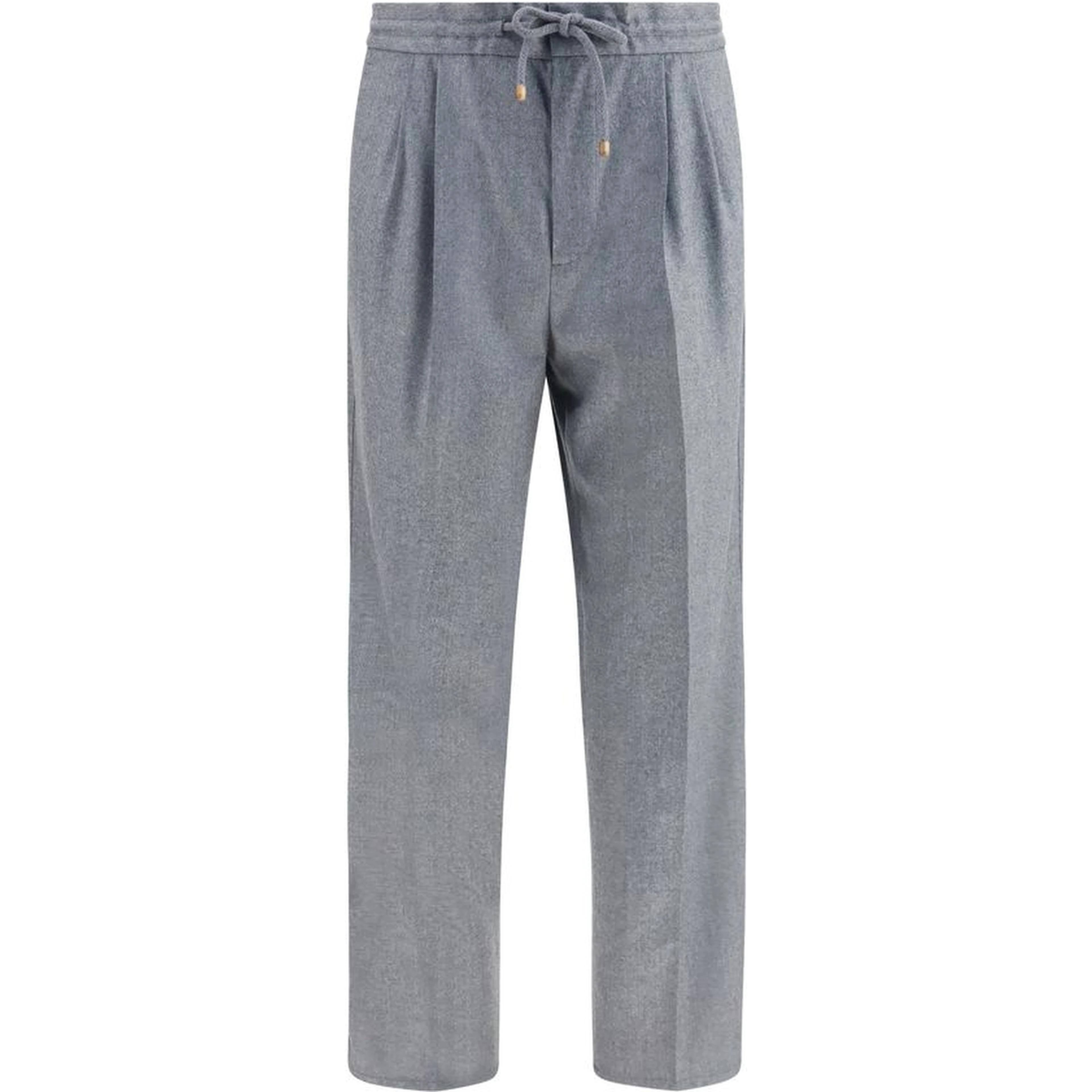 Gray Wool Oves Aries Casual Pants