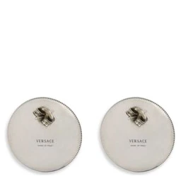 Gray Brass Earrings