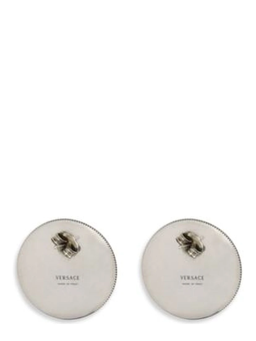 Gray Brass Earrings
