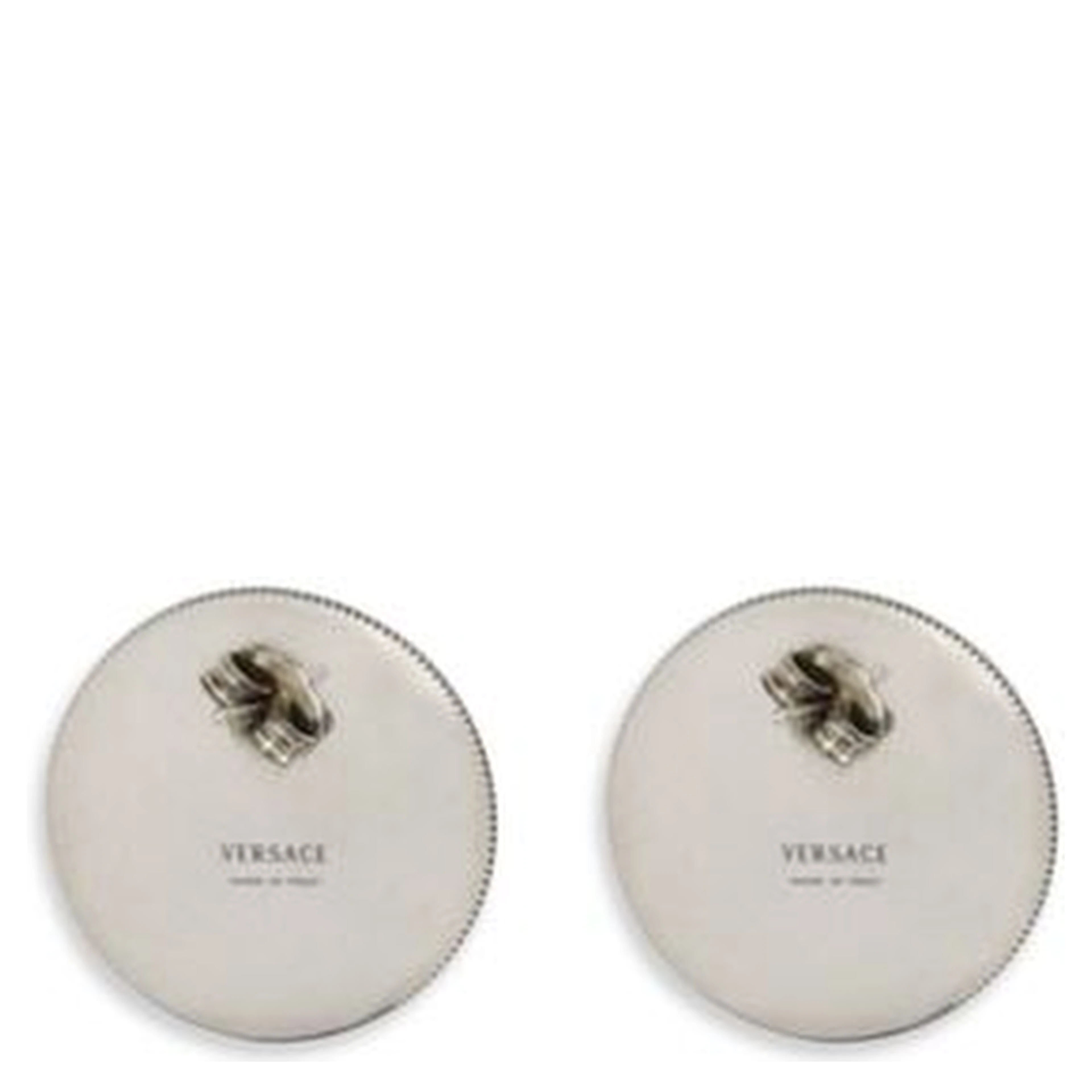 Gray Brass Earrings