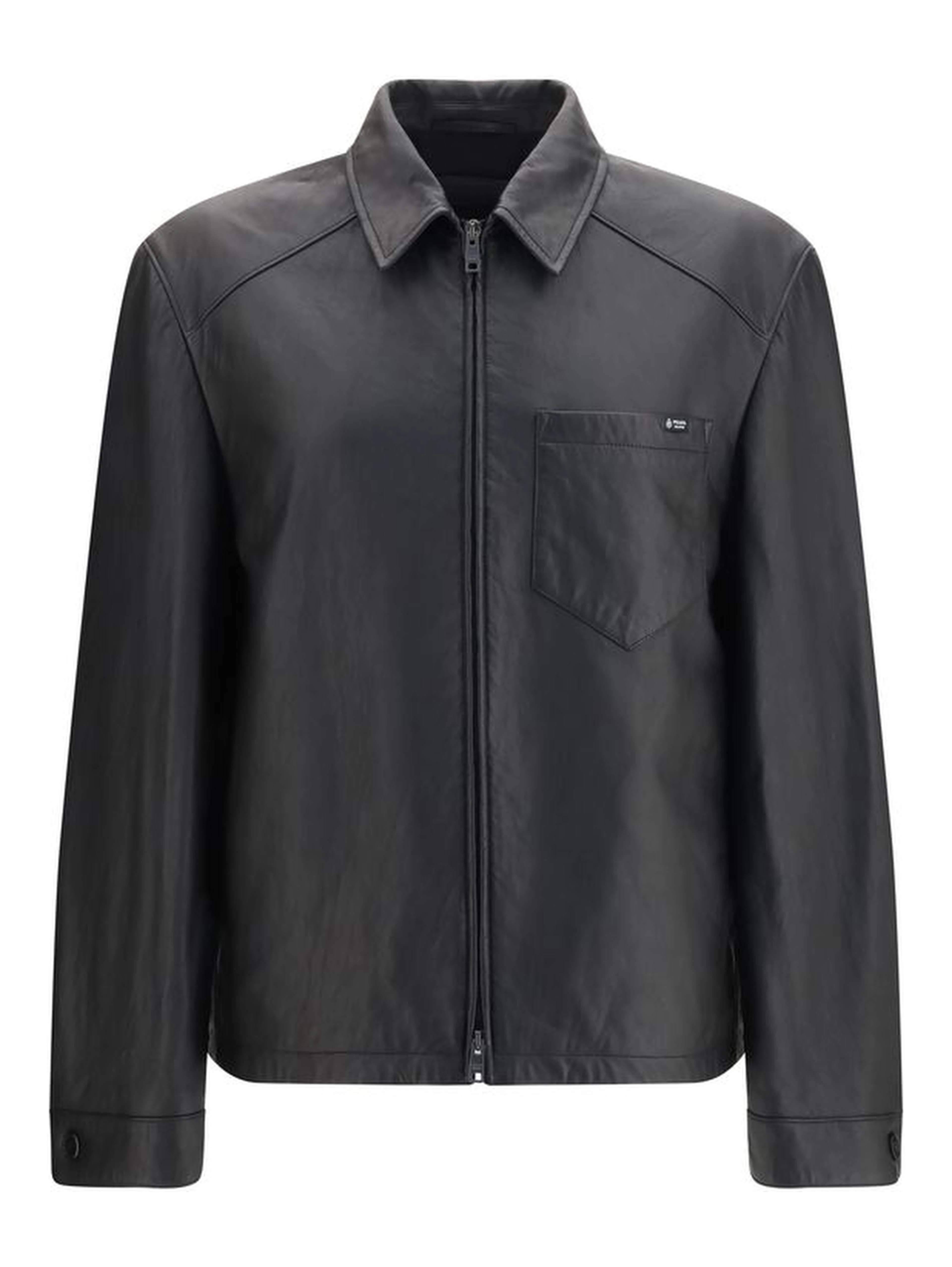 Black Lamb Ovis Aries Aries Leather Jacket
