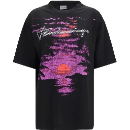 Black Cotton T-Shirt
