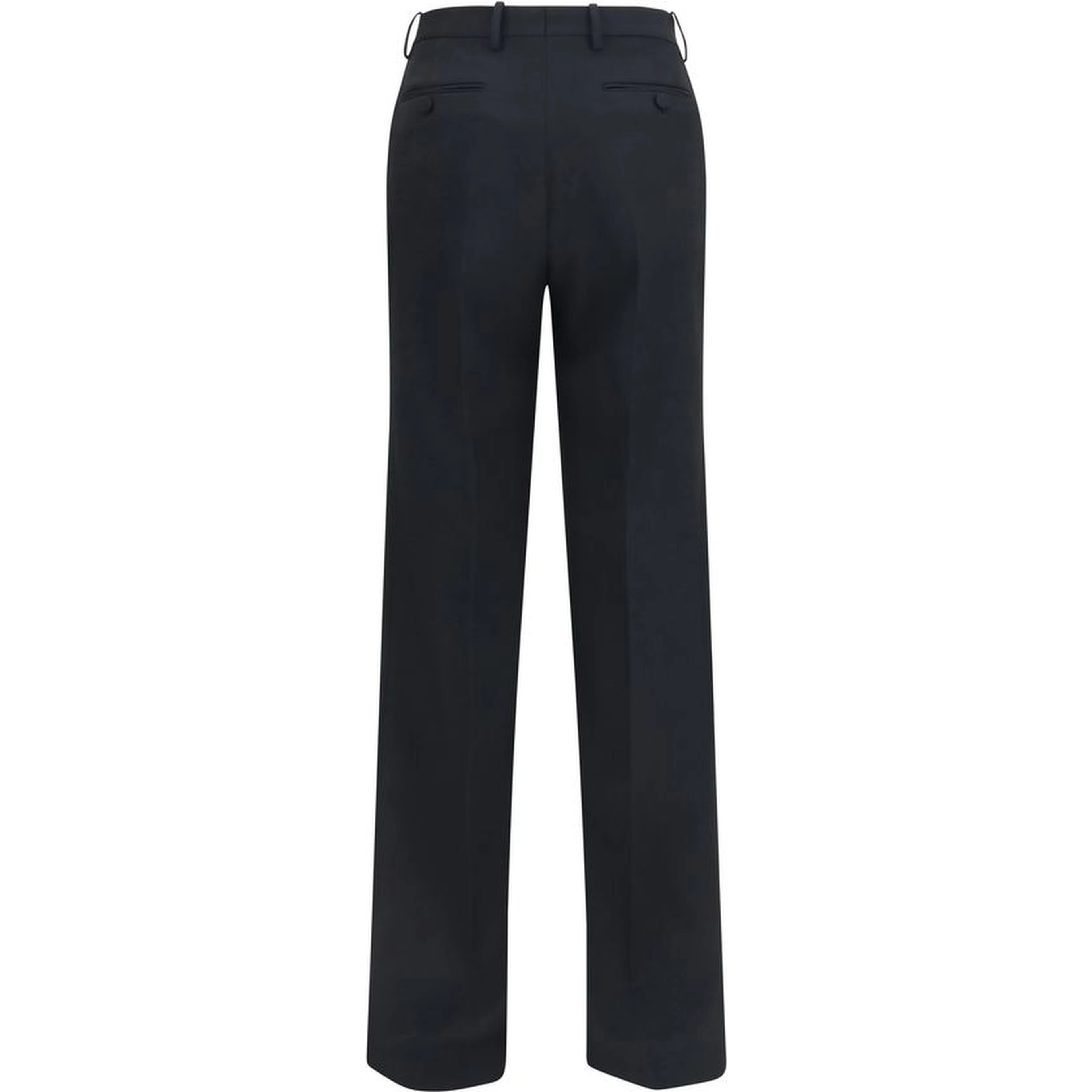 Black Wool Oves Aries Casual Pants