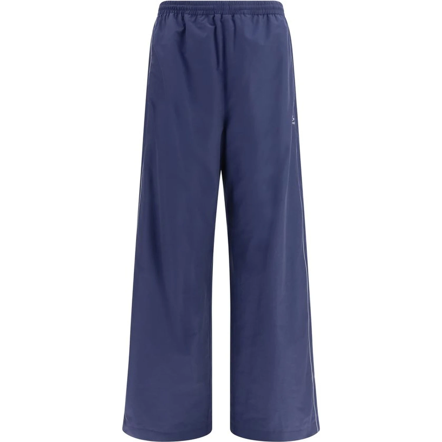 Blue Cotton Athletic Pants