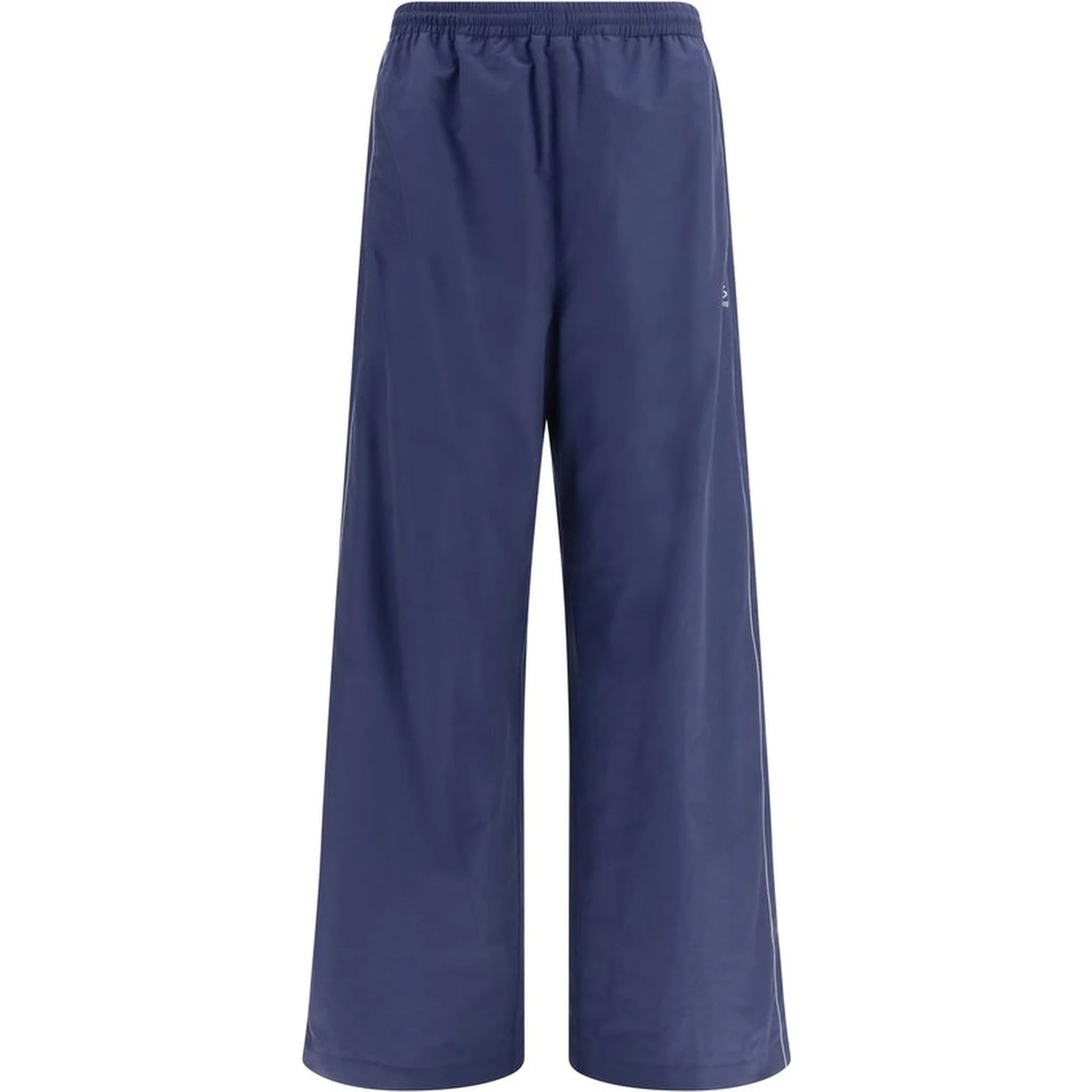 Blue Cotton Athletic Pants