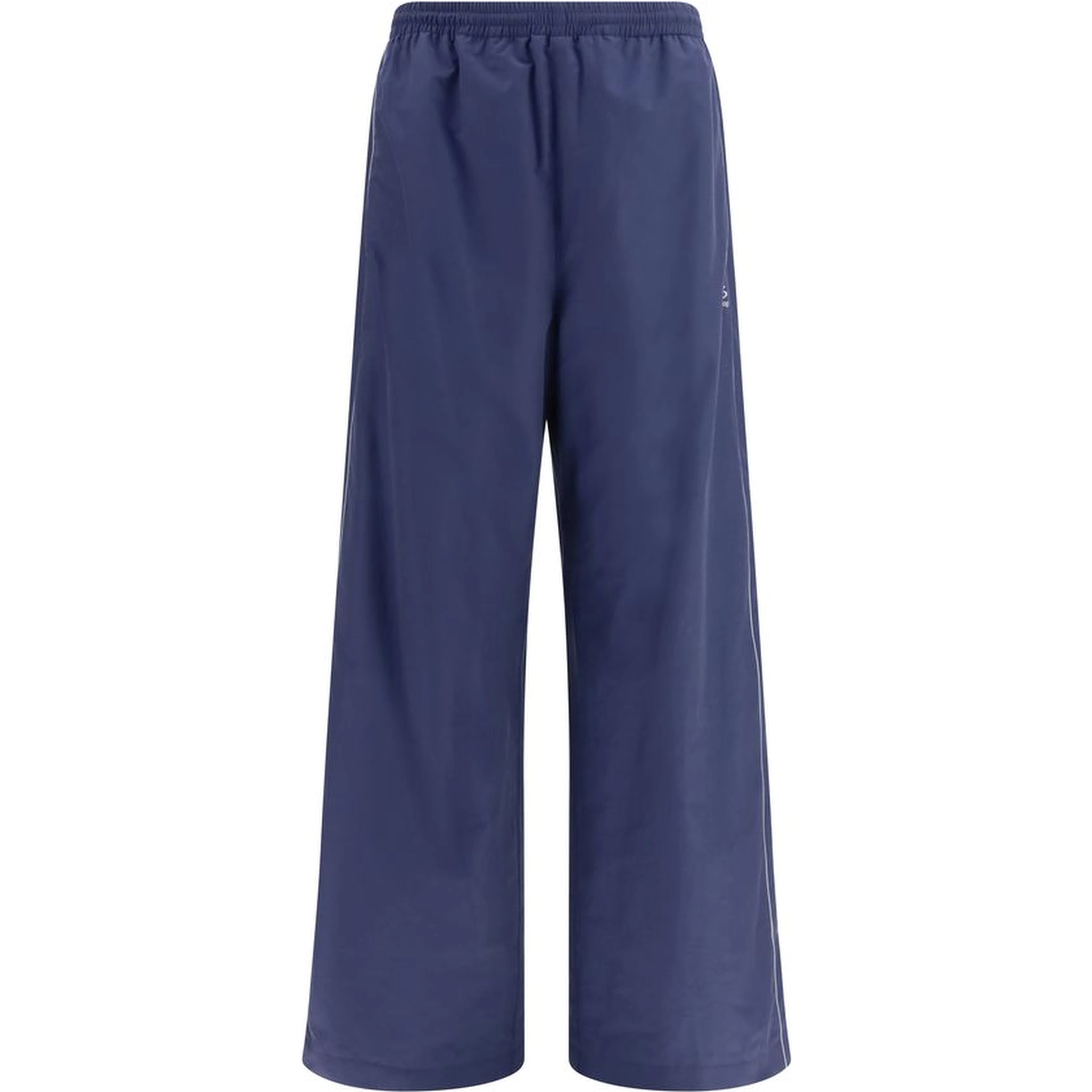 Blue Cotton Athletic Pants
