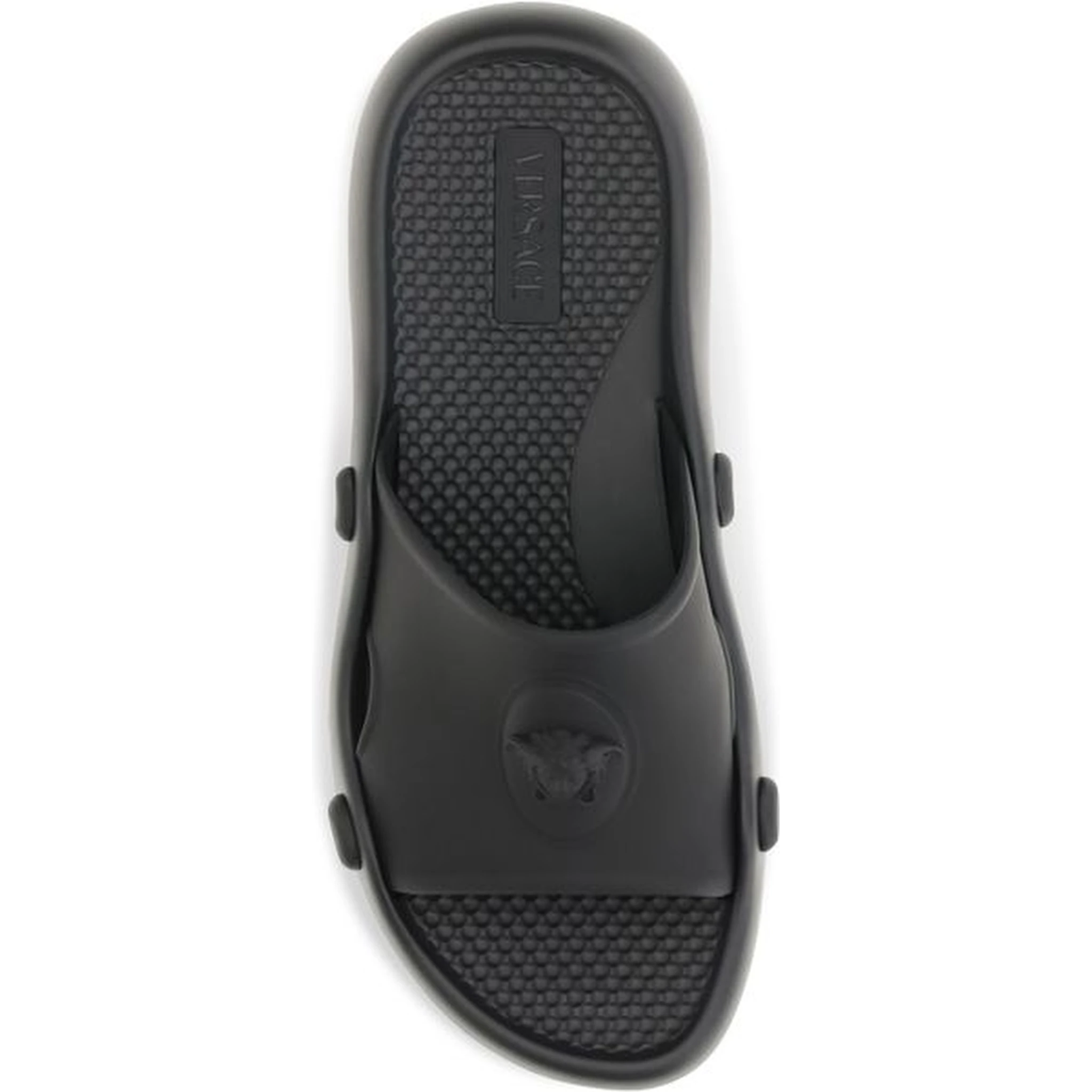 Black Rubber Sandals