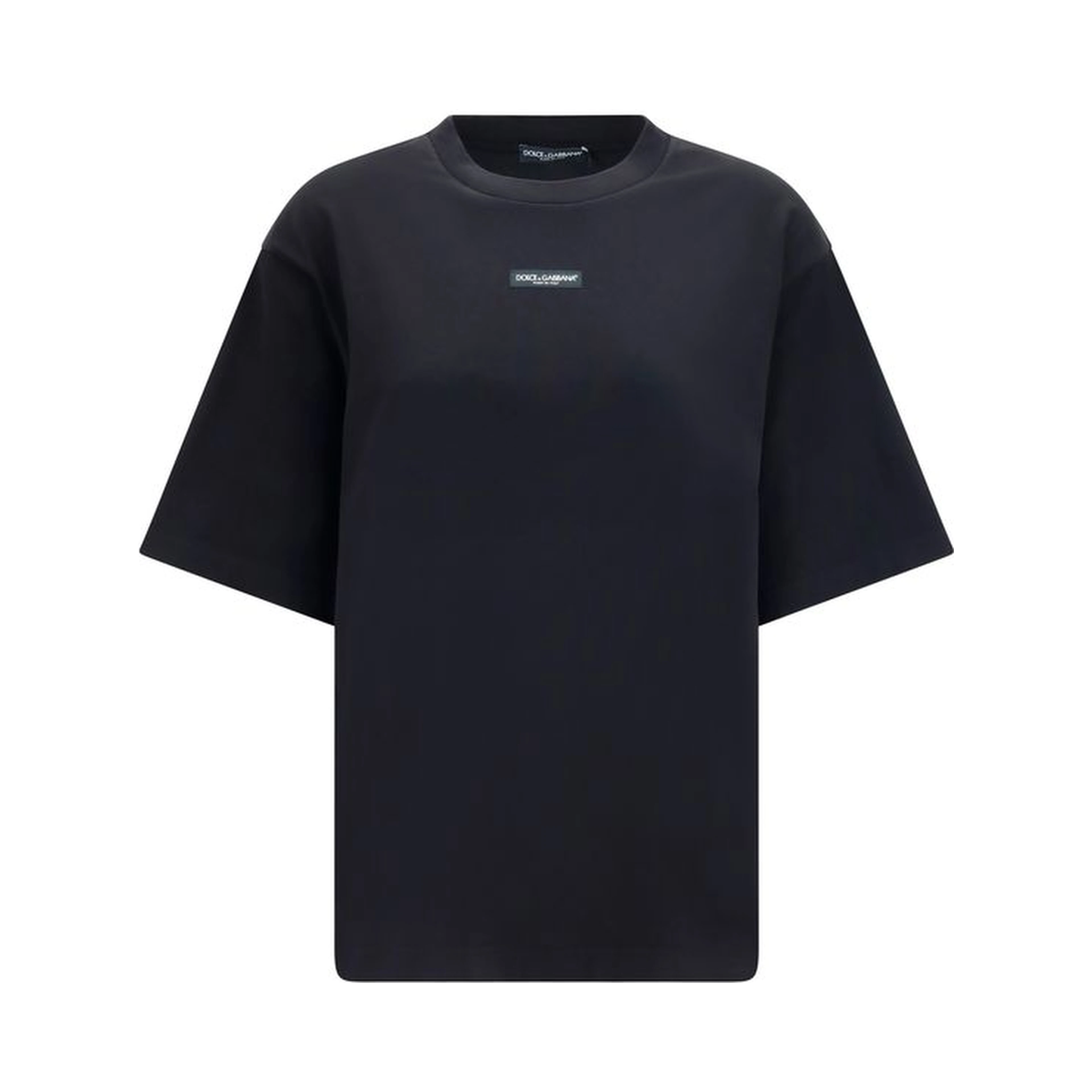 Black Cotton T-Shirt