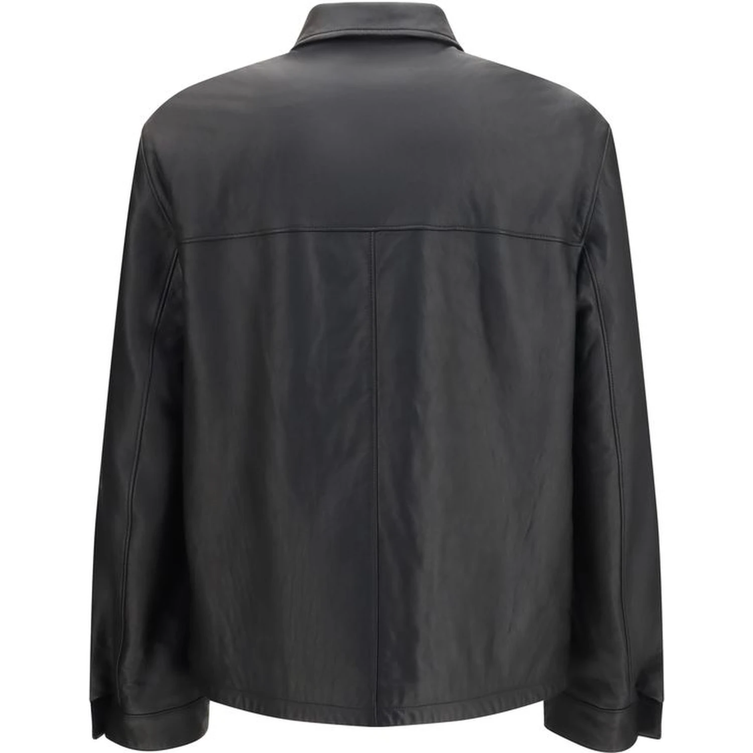 Black Lamb Ovis Aries Aries Leather Jacket