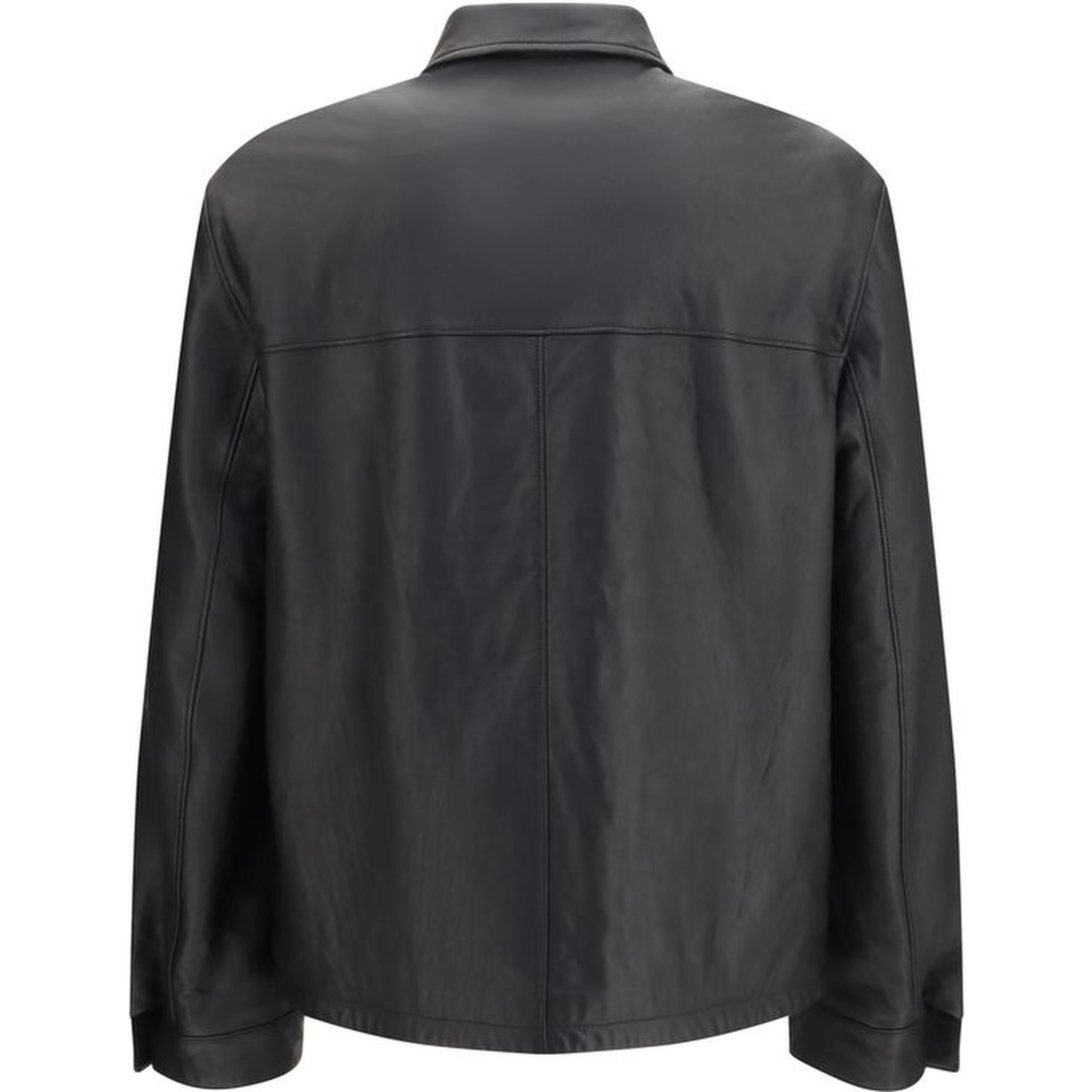 Black Lamb Ovis Aries Aries Leather Jacket