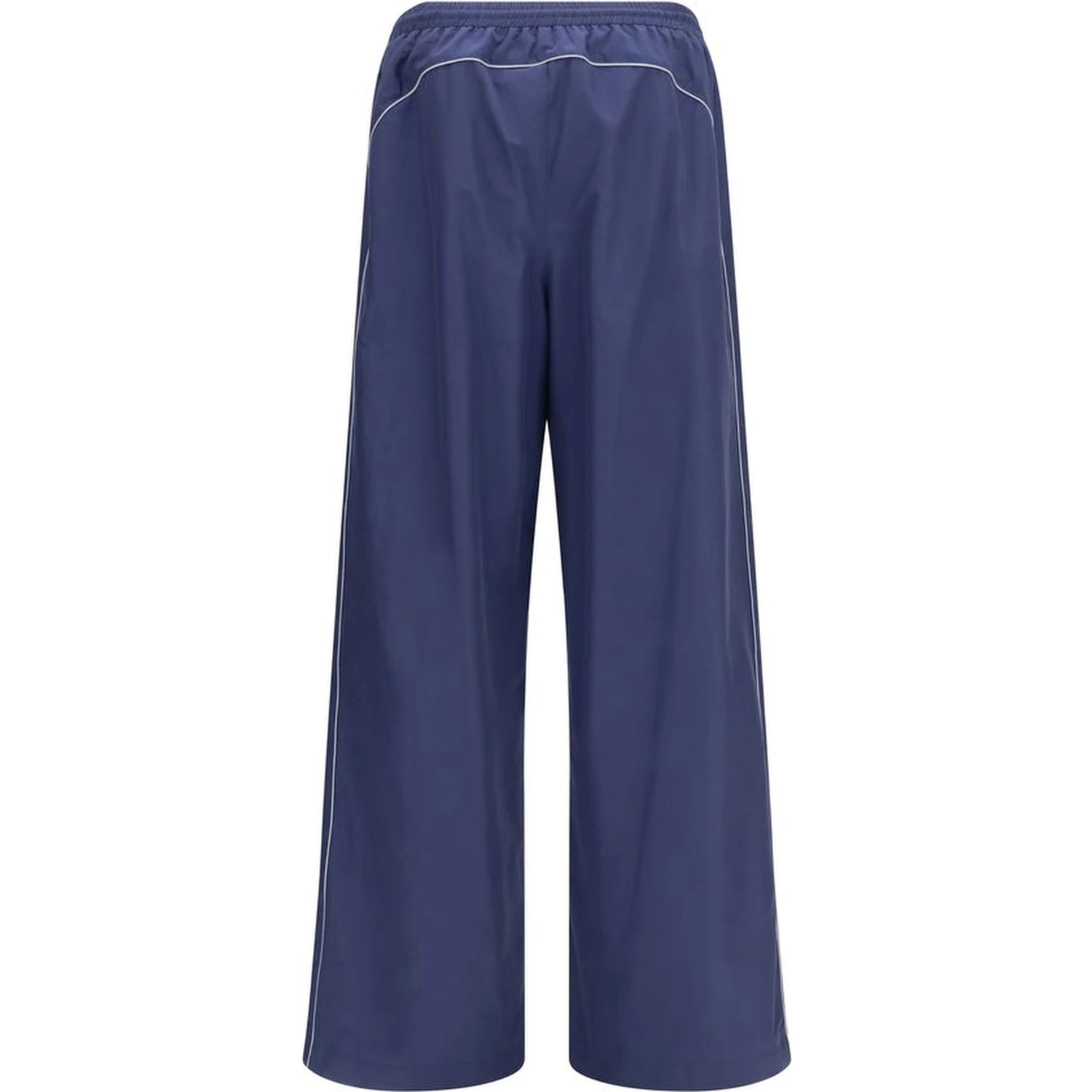 Blue Cotton Athletic Pants