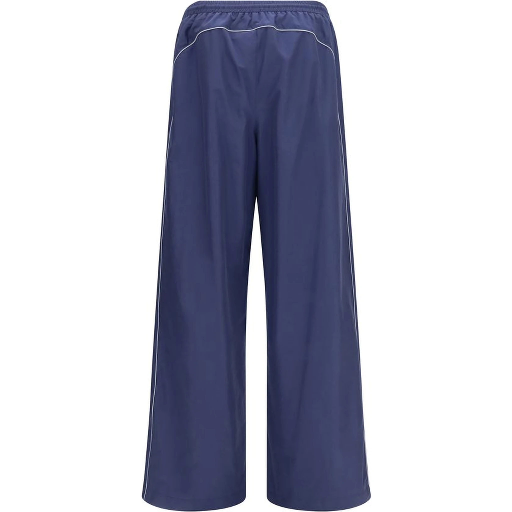Blue Cotton Athletic Pants