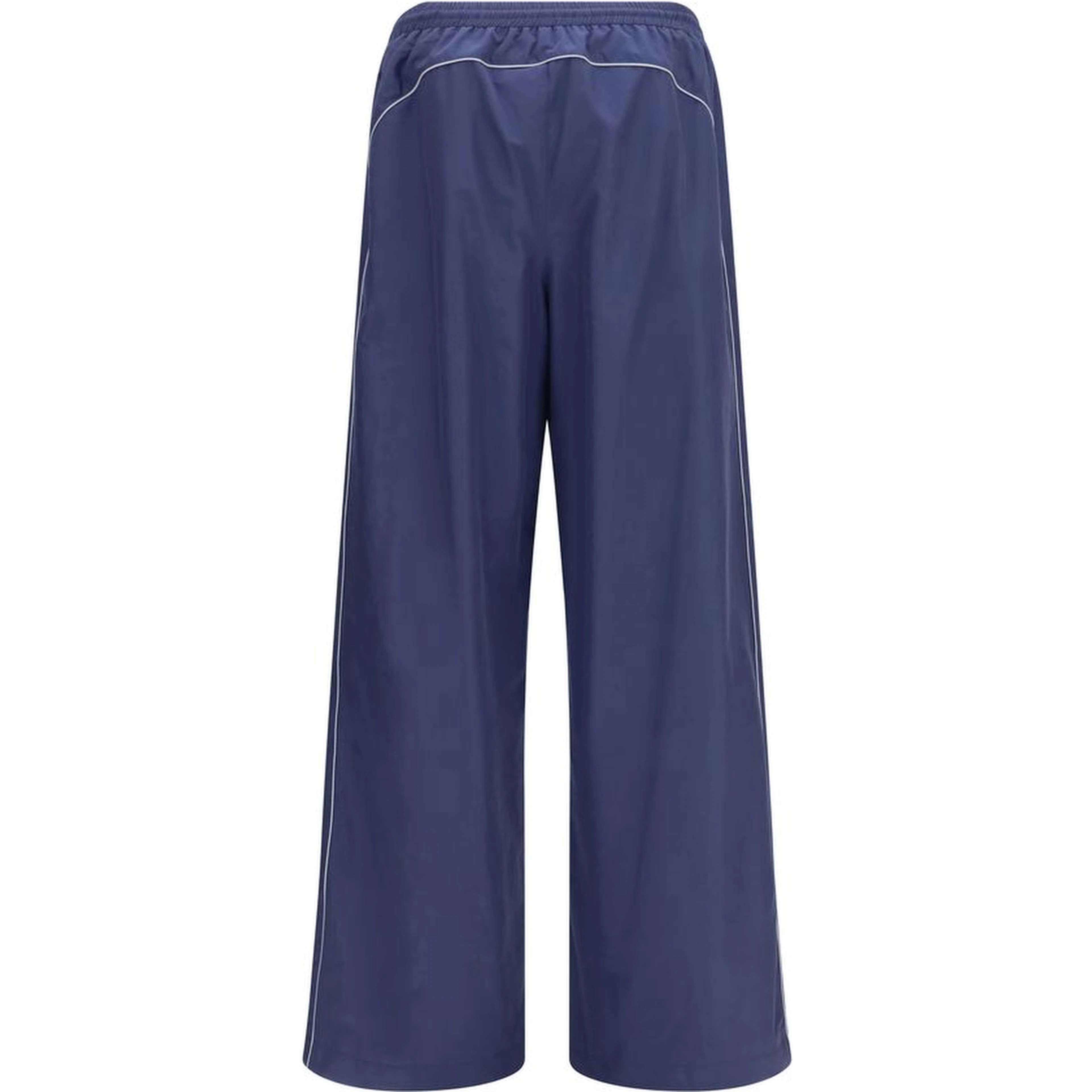 Blue Cotton Athletic Pants