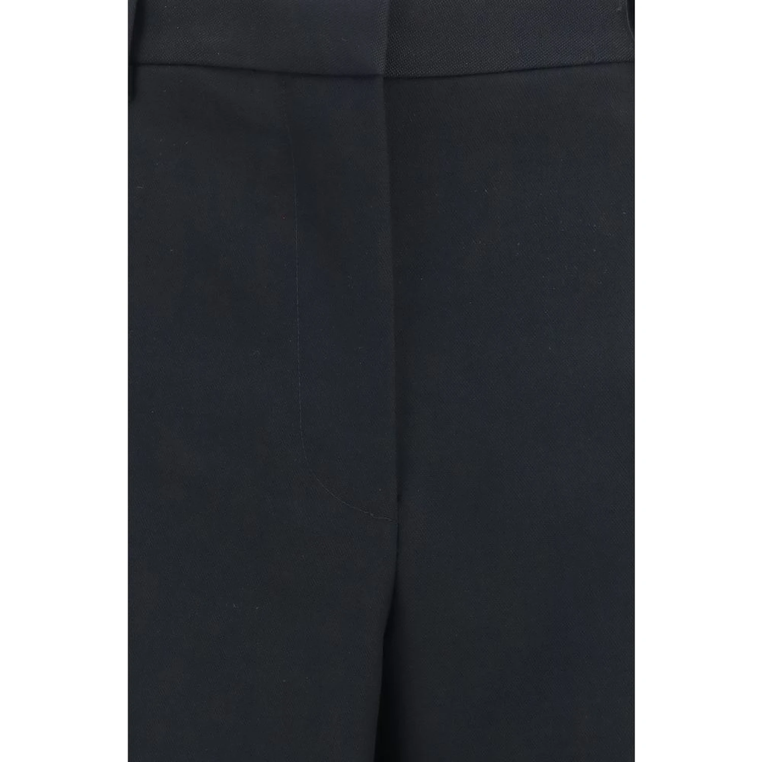 Black Wool Oves Aries Casual Pants