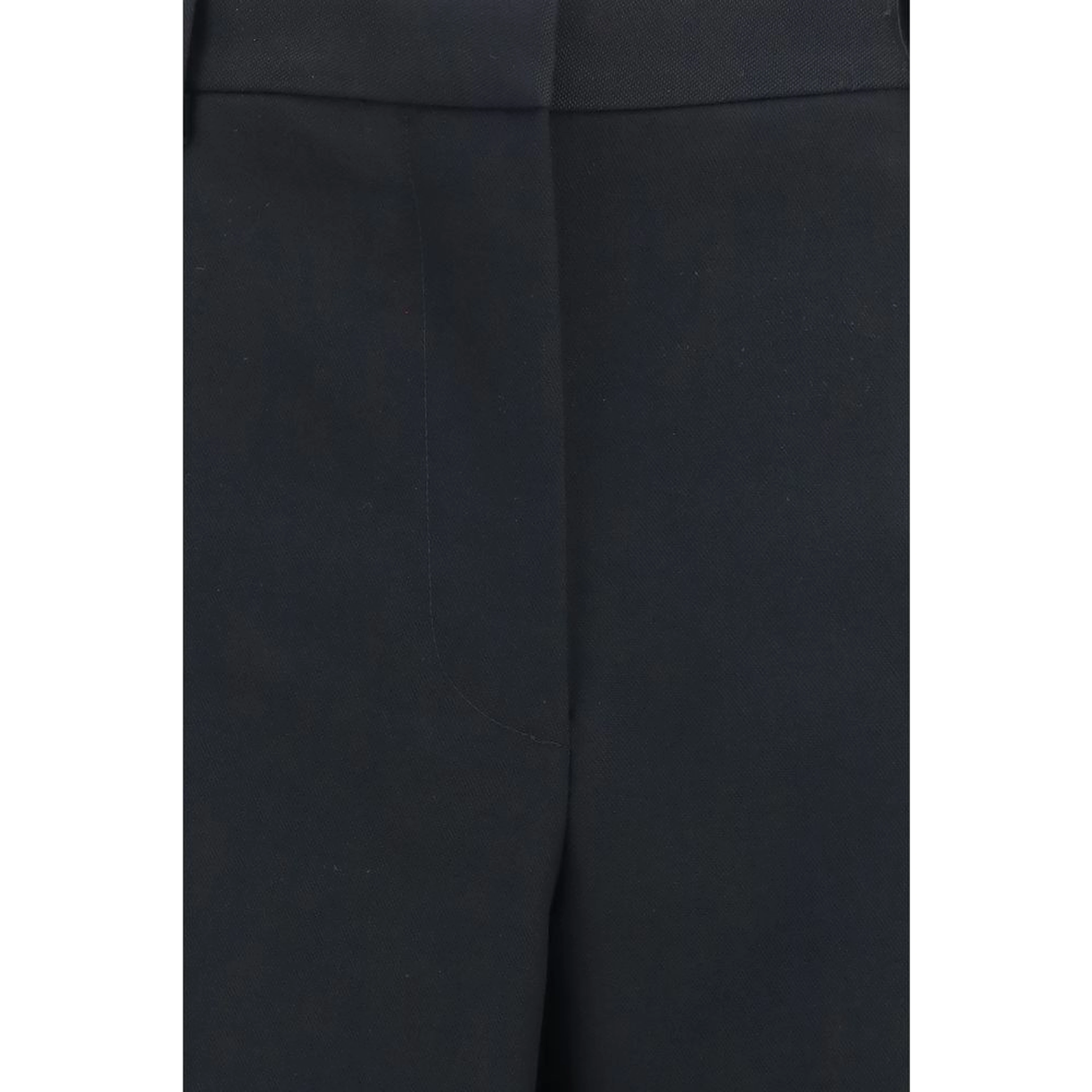 Black Wool Oves Aries Casual Pants