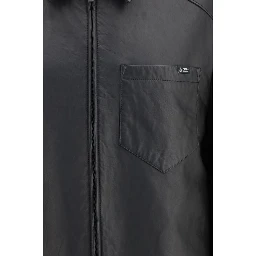 Black Lamb Ovis Aries Aries Leather Jacket