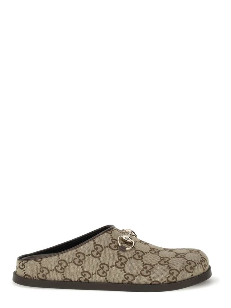 Beige Rubber Mules