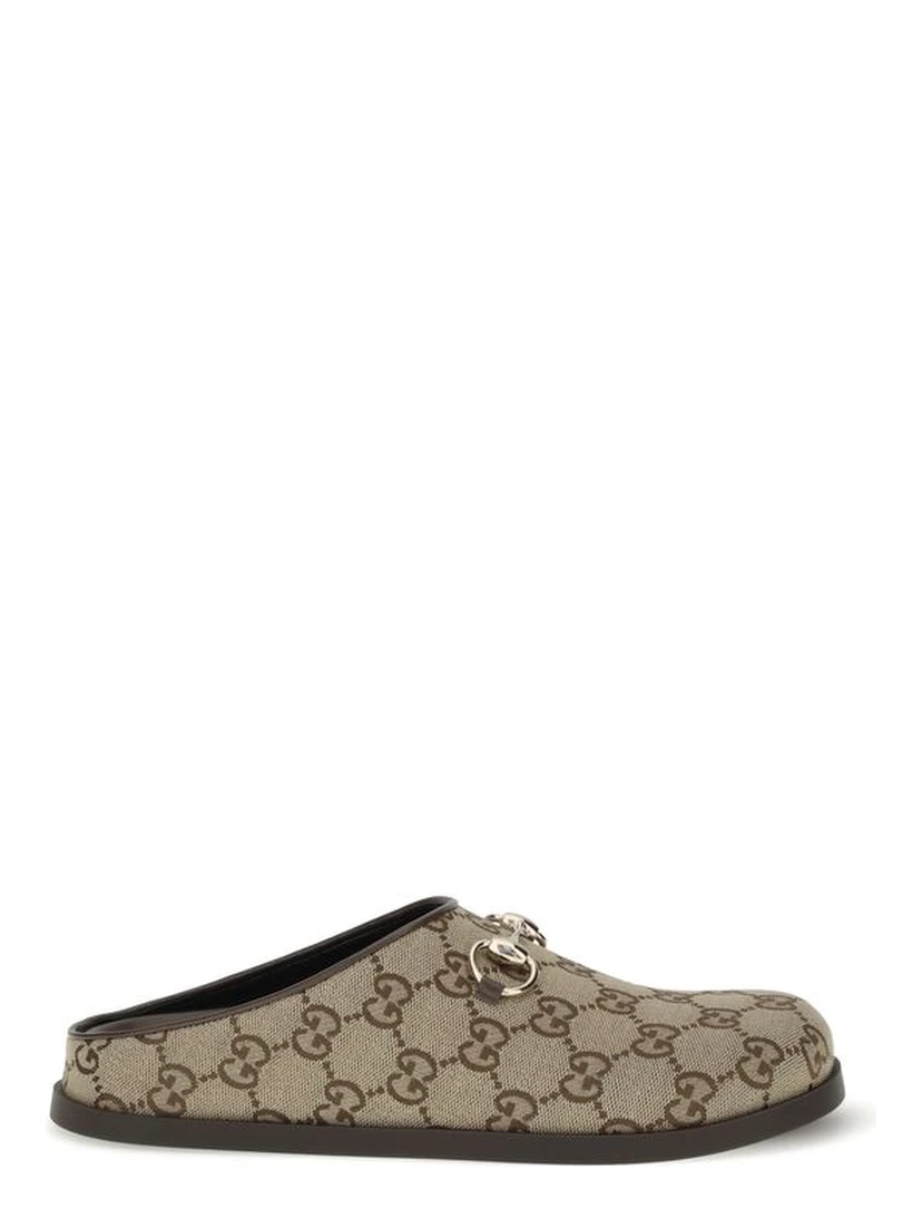 Beige Rubber Mules