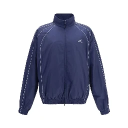 Blue Cotton Shell Jacket