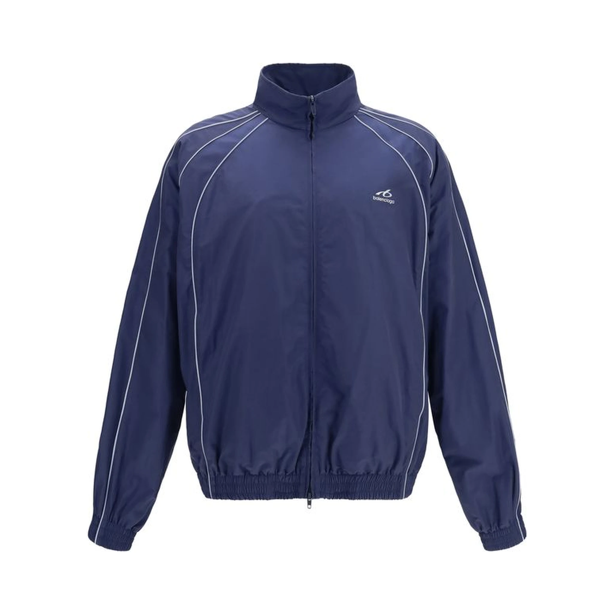 Blue Cotton Shell Jacket