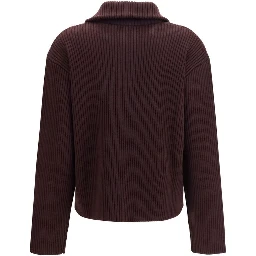 Brown Wool Oves Aries Sweatshirt