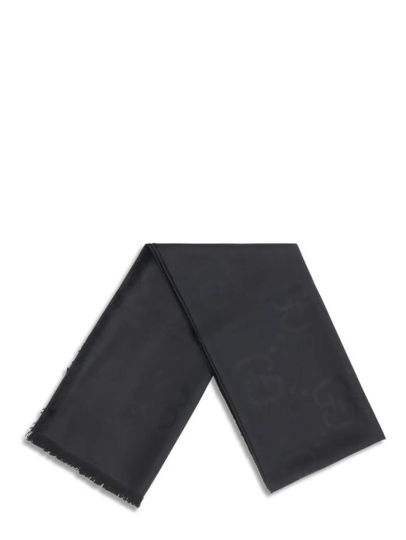 Black Wool Oves Aries Scarf