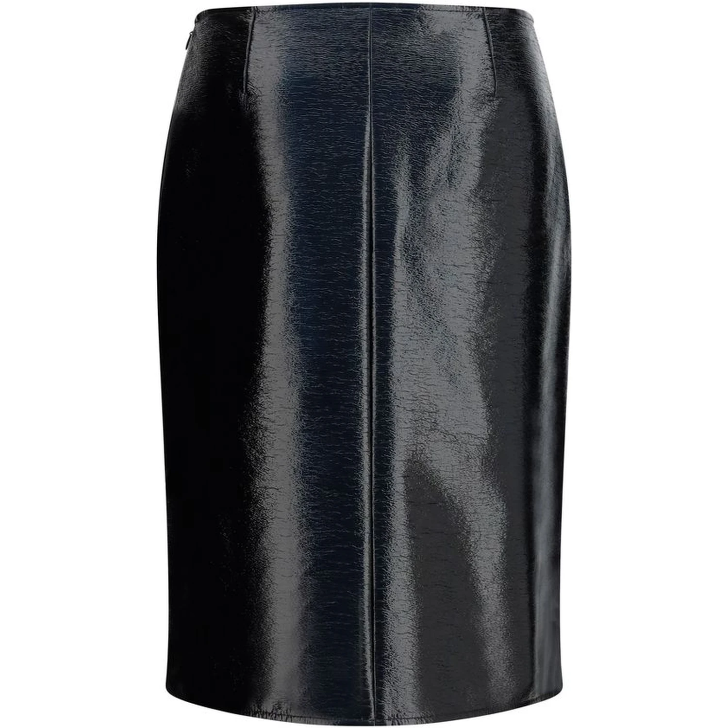 Bordeaux Cotton Midi Skirt