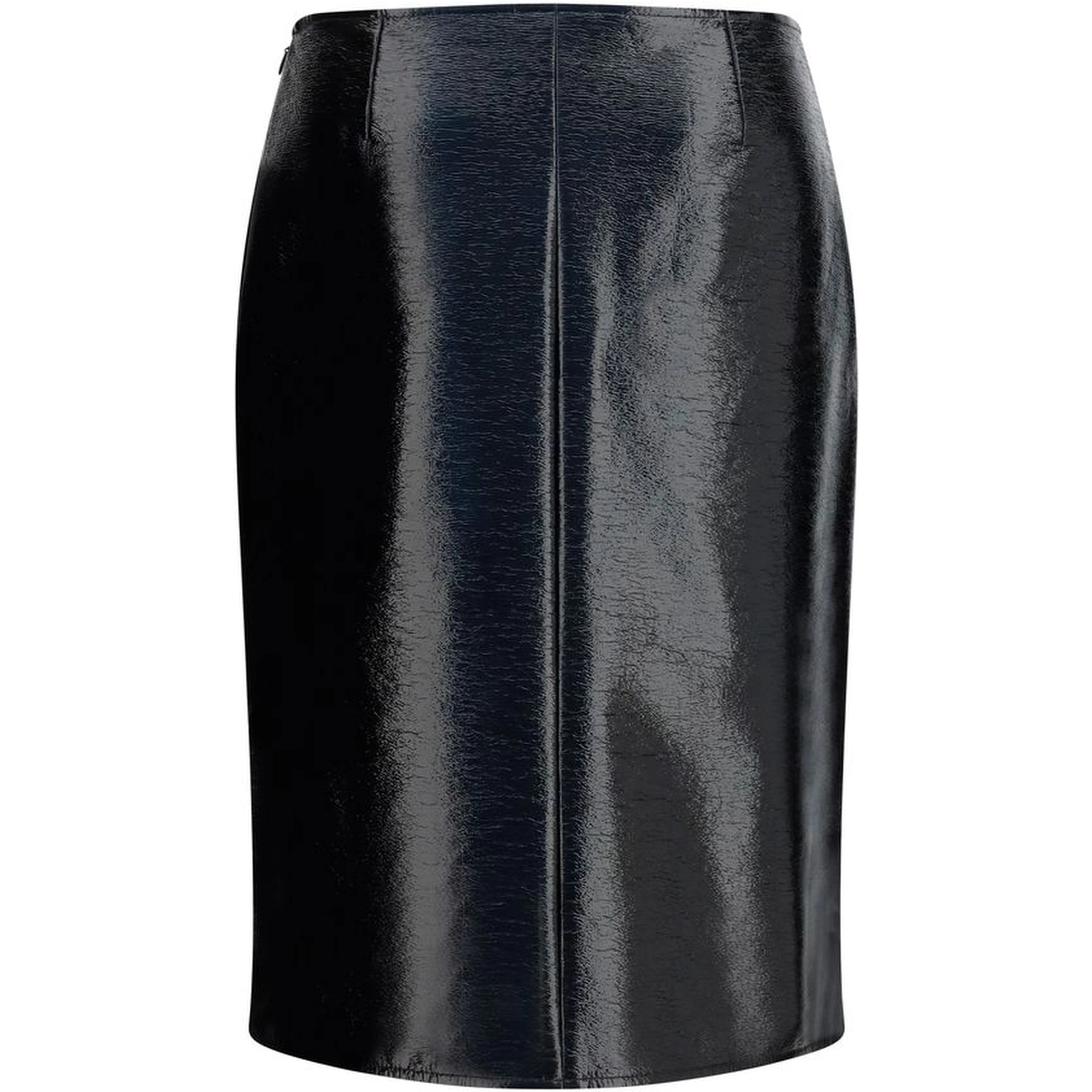 Bordeaux Cotton Midi Skirt