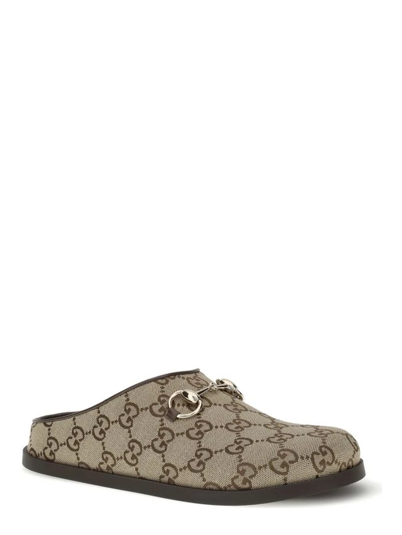 Beige Rubber Mules